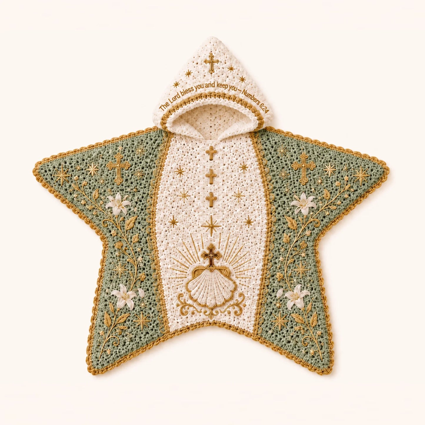 BUY 2 GET 1 🌟 Little Star Blessing Baby Keepsake Suit