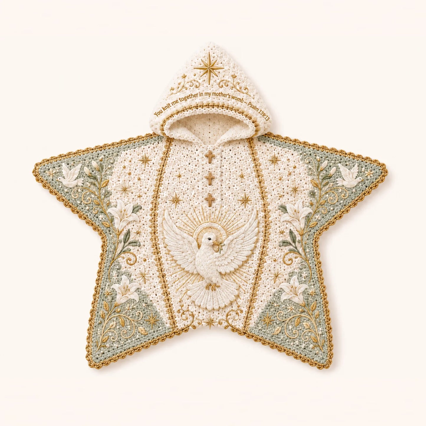BUY 2 GET 1 🌟 Little Star Blessing Baby Keepsake Suit