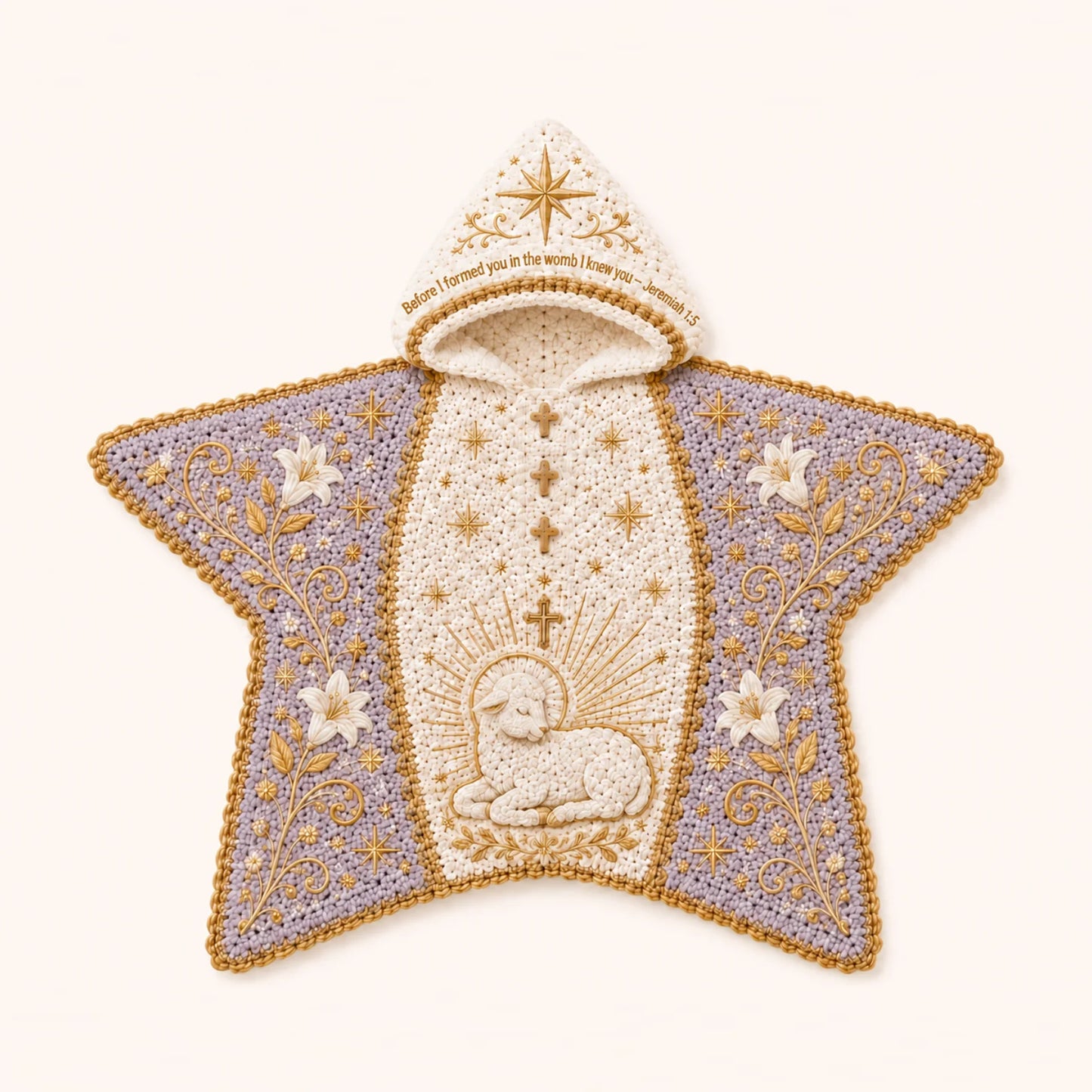 BUY 2 GET 1 🌟 Little Star Blessing Baby Keepsake Suit